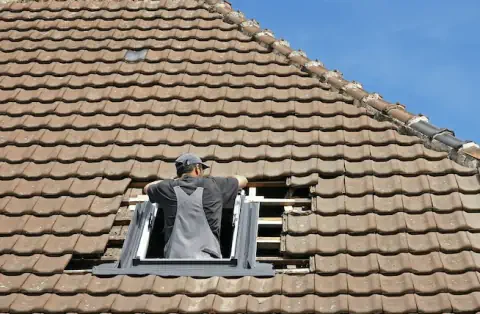 Pose de velux aux Gonds